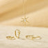 14kt Gold Diamond Star Pendant Necklace